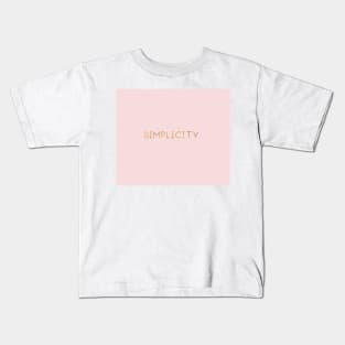 Elegant simplicity Kids T-Shirt